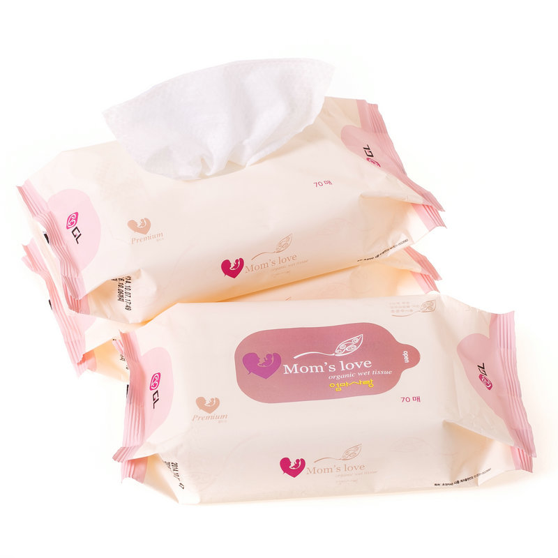 韩国进口宝宝湿巾纸-Mom'sLove天然矿泉水婴儿湿巾70片Premium三包装 - 宝宝湿巾纸 韩国进口宝宝湿巾纸-Mom'sLove天然矿泉水婴儿湿巾70片Premium三包装 - 宝宝湿巾纸