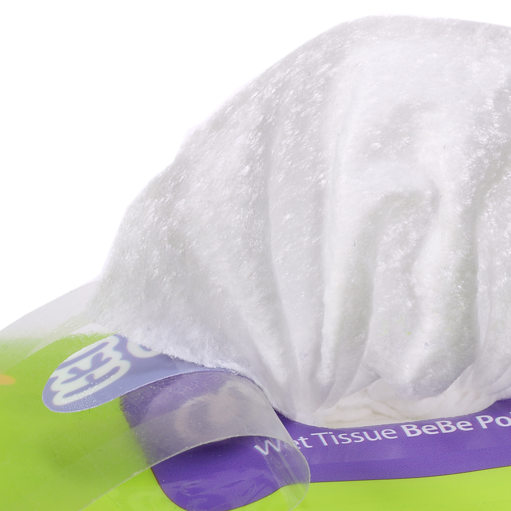 韩国进口宝宝用湿巾-BeBePoPo天然矿泉水婴儿湿巾
