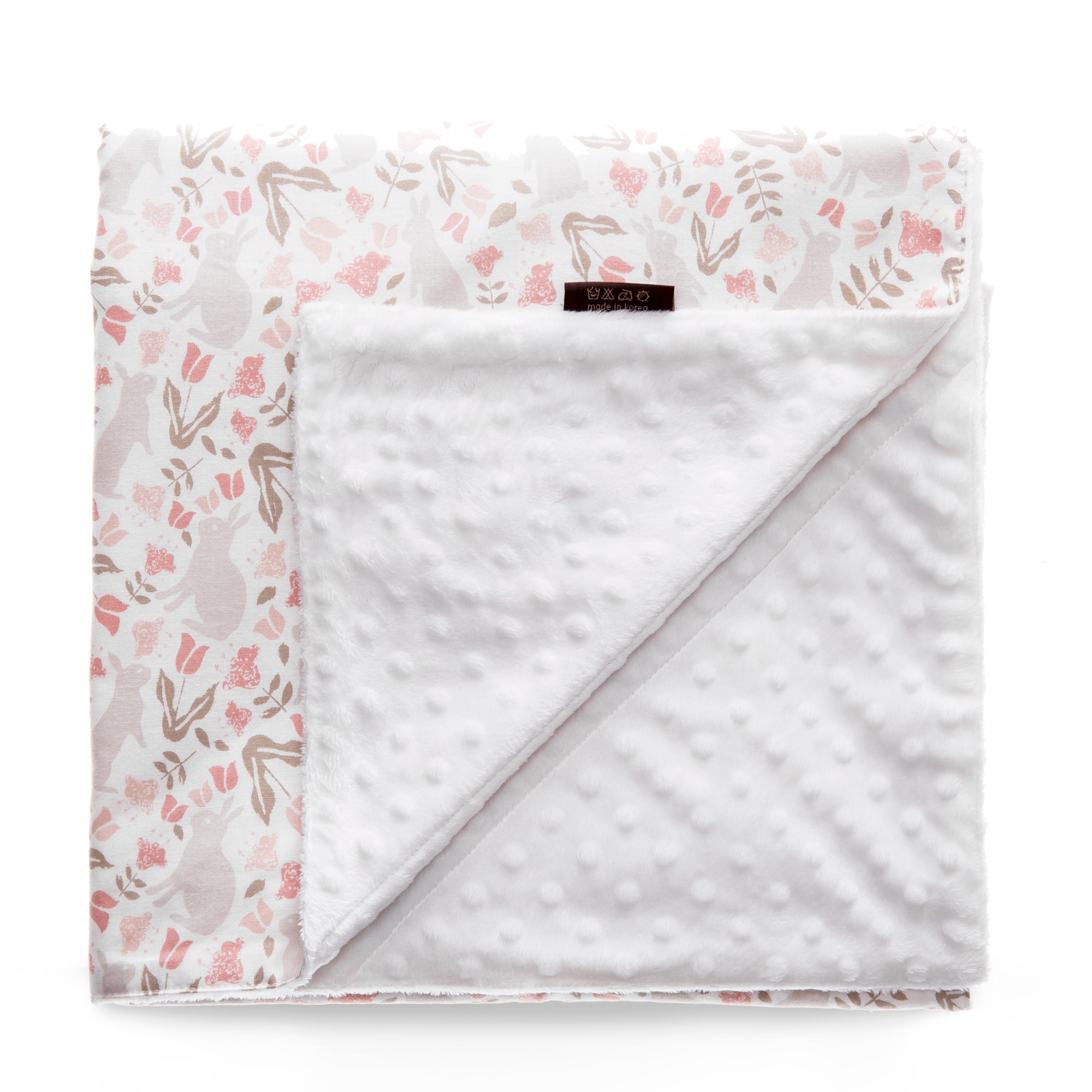 韩国进口新生儿抱毯-borny优质棉婴幼儿四季毯