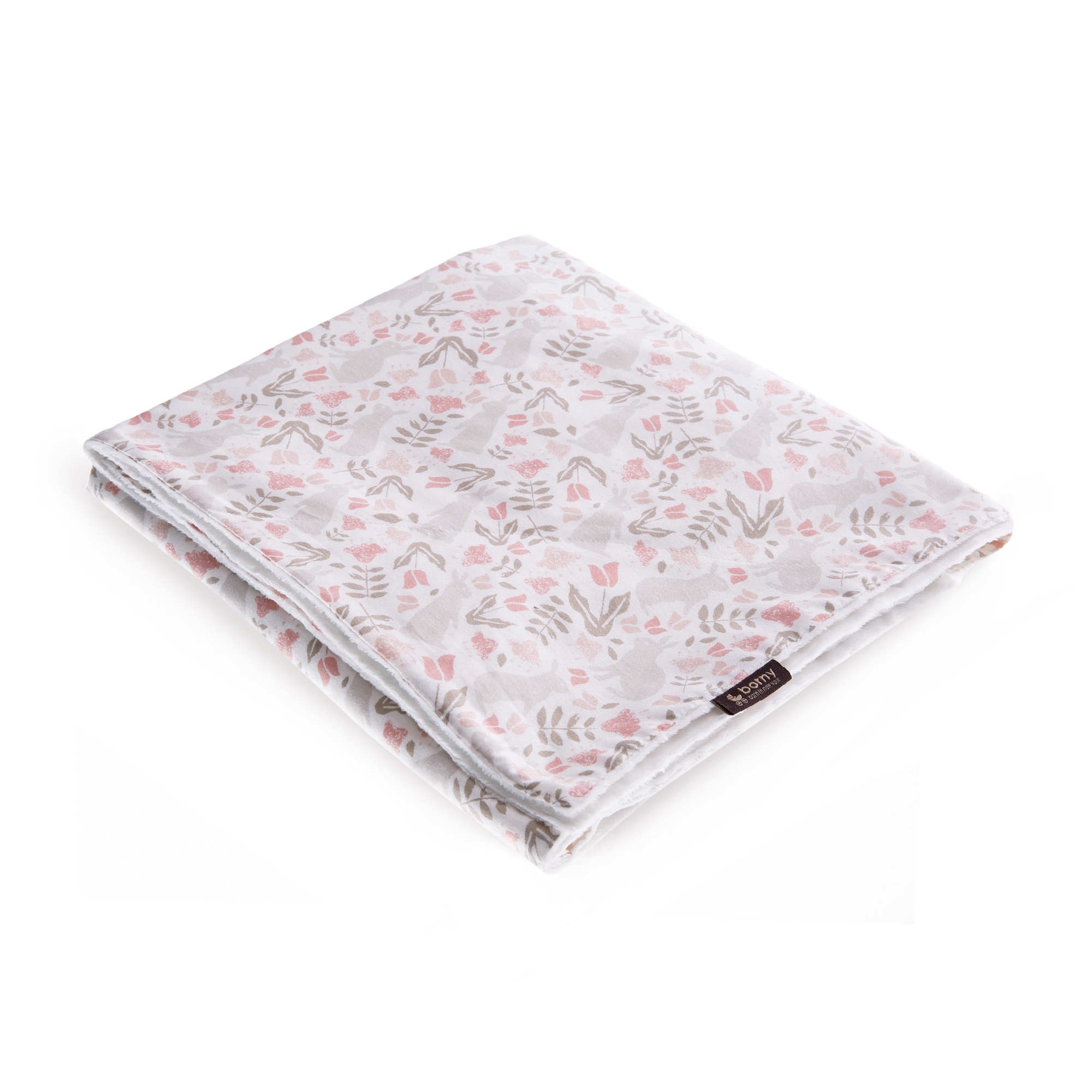 韩国进口新生儿抱毯-borny优质棉婴幼儿四季毯