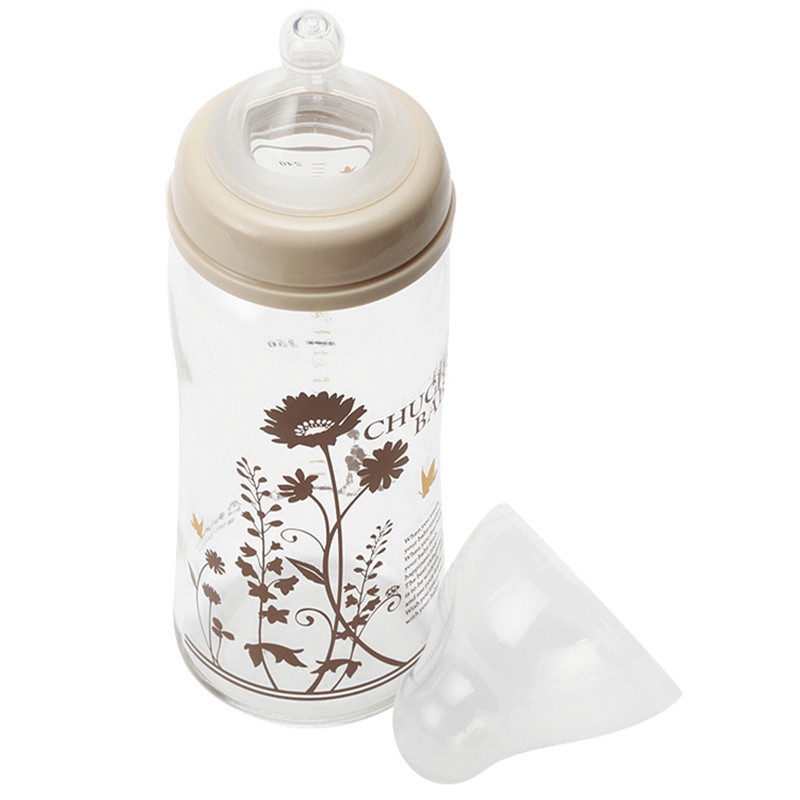 日本进口奶瓶排行榜-啾啾baby可爱妈妈玻璃宽口奶瓶