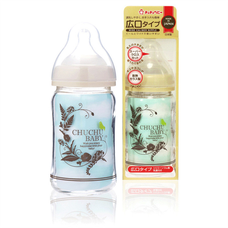 日本进口宽口奶瓶-啾啾baby可爱妈妈玻璃宽口奶瓶 日本进口宽口奶瓶-啾啾baby可爱妈妈玻璃宽口奶瓶