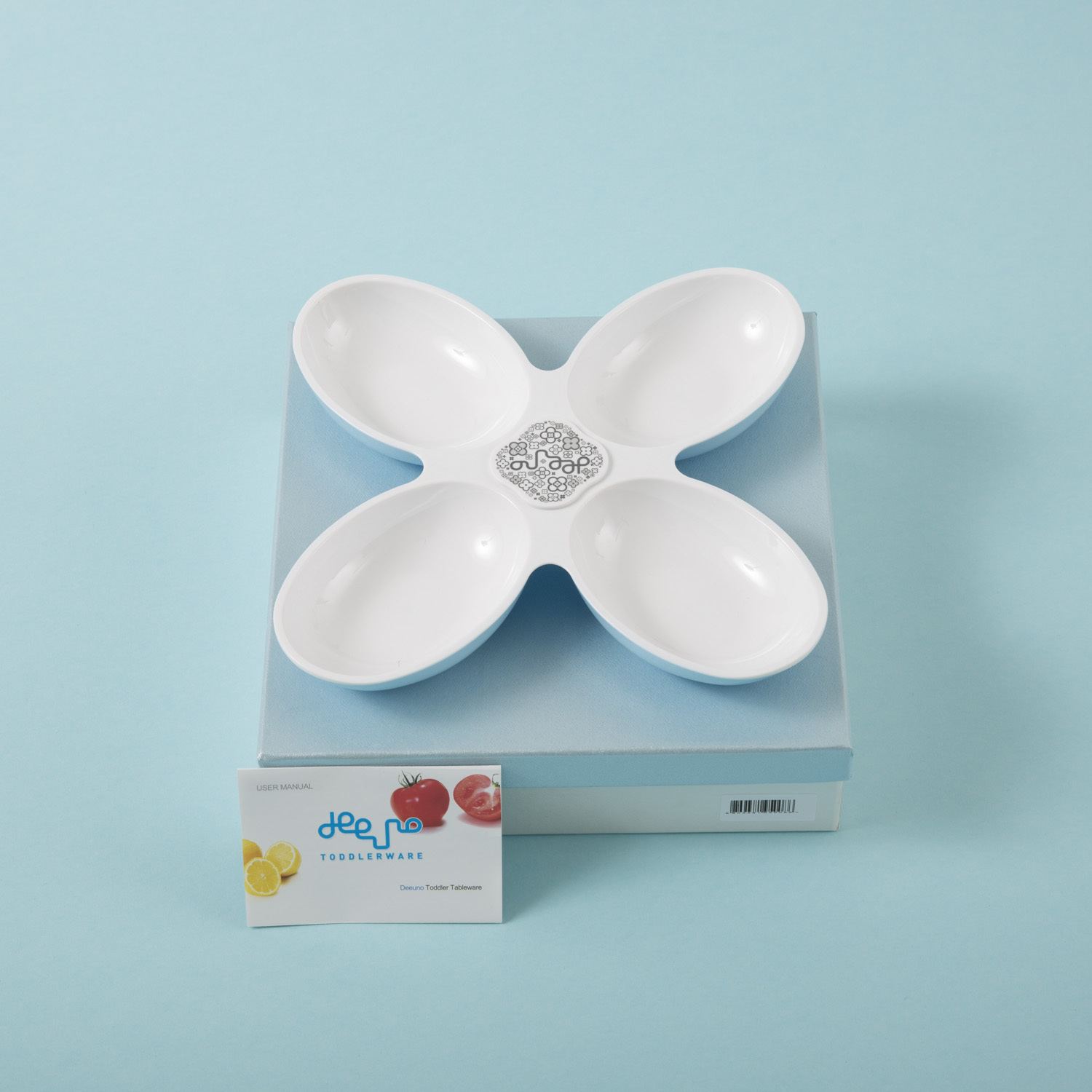 韩国进口零食盘-deeuno儿童餐具零食盘