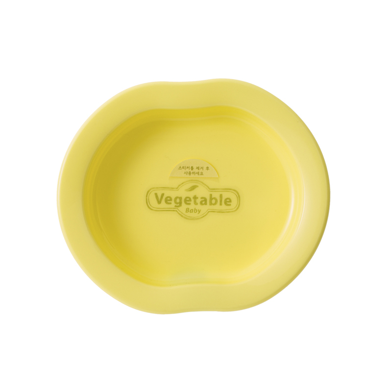 韩国进口宝宝餐具牌子-vegetablebaby天然玉米成分盘子