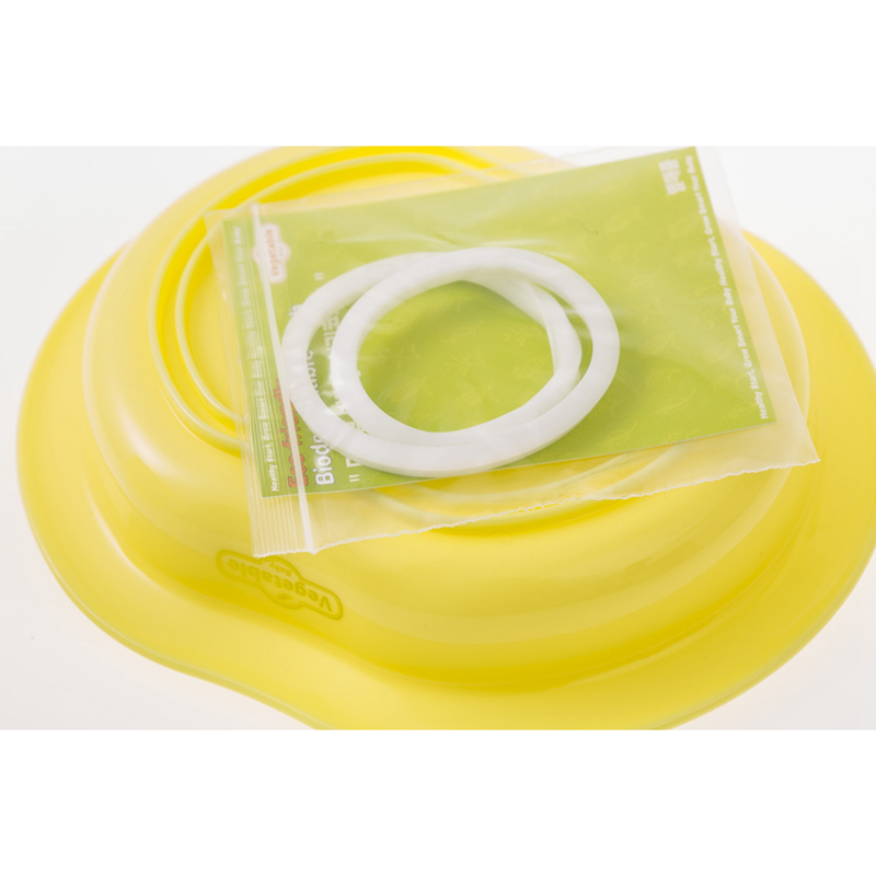 韩国进口宝宝餐具牌子-vegetablebaby天然玉米成分盘子