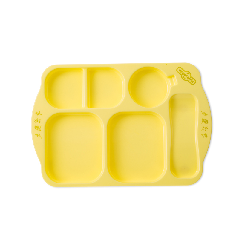 韩国进口宝宝专用餐具-vegetablebaby多用餐盘天然玉米成分