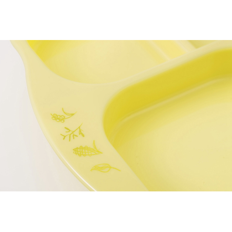 韩国进口宝宝专用餐具-vegetablebaby多用餐盘天然玉米成分