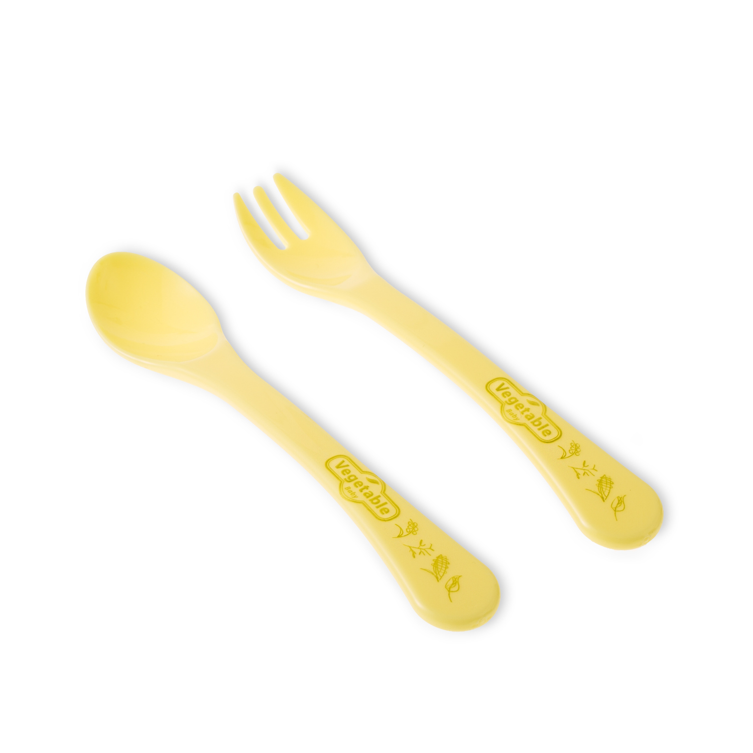 韩国进口宝宝的餐具-vegetablebaby天然玉米原料勺子/叉子 - 宝宝的餐具 韩国进口宝宝的餐具-vegetablebaby天然玉米原料勺子/叉子 - 宝宝的餐具