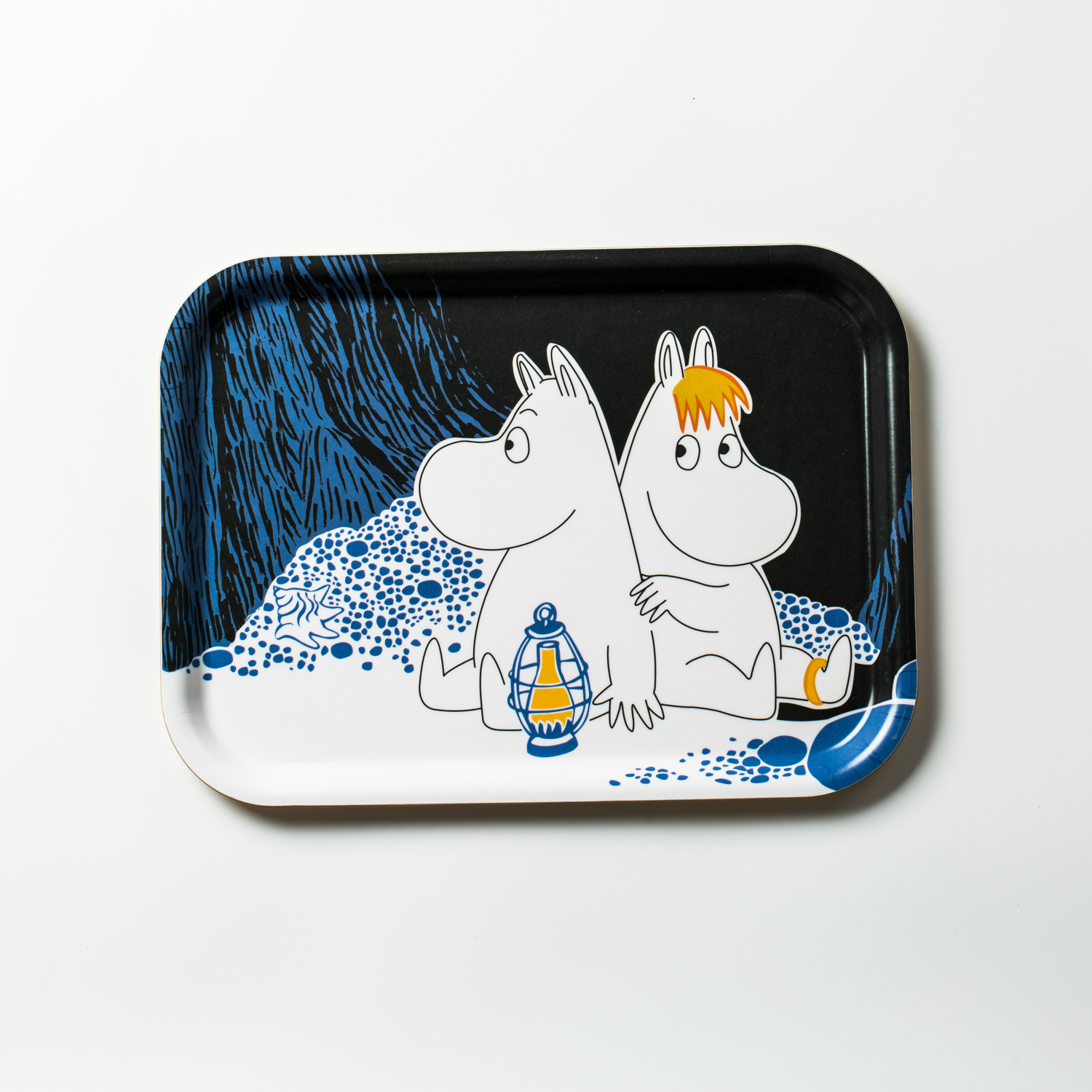 瑞典进口木制平托盘-Opto Design姆明系列木质托盘，夜色姆明