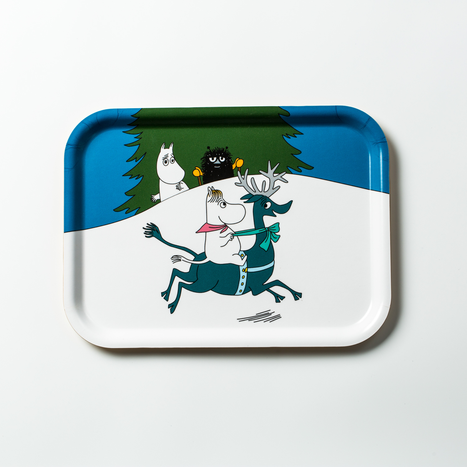 瑞典进口欧标木托盘-Opto Design姆明系列木质托盘， 斯诺克和驯鹿