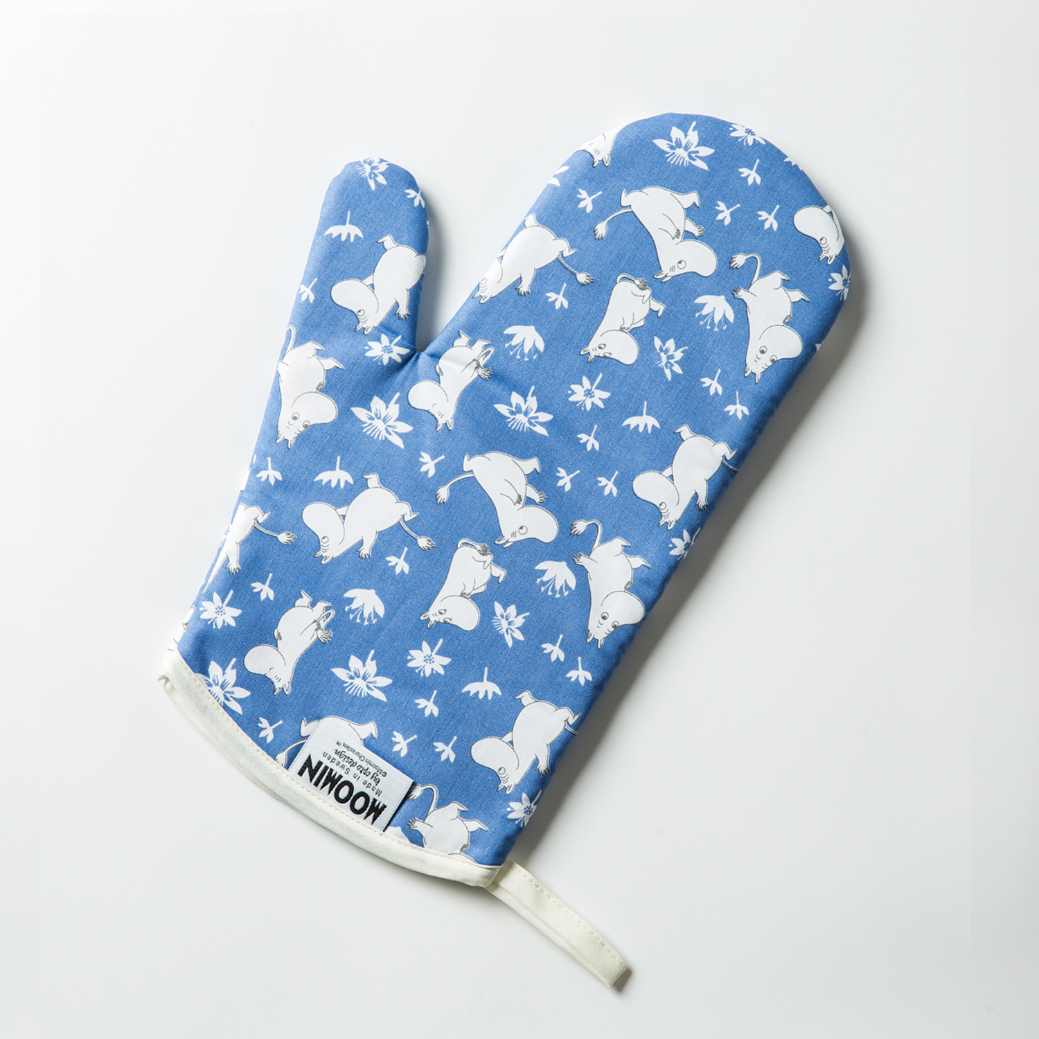 瑞典进口纯棉微波炉手套-Opto Design姆明系列纯棉微波炉手套