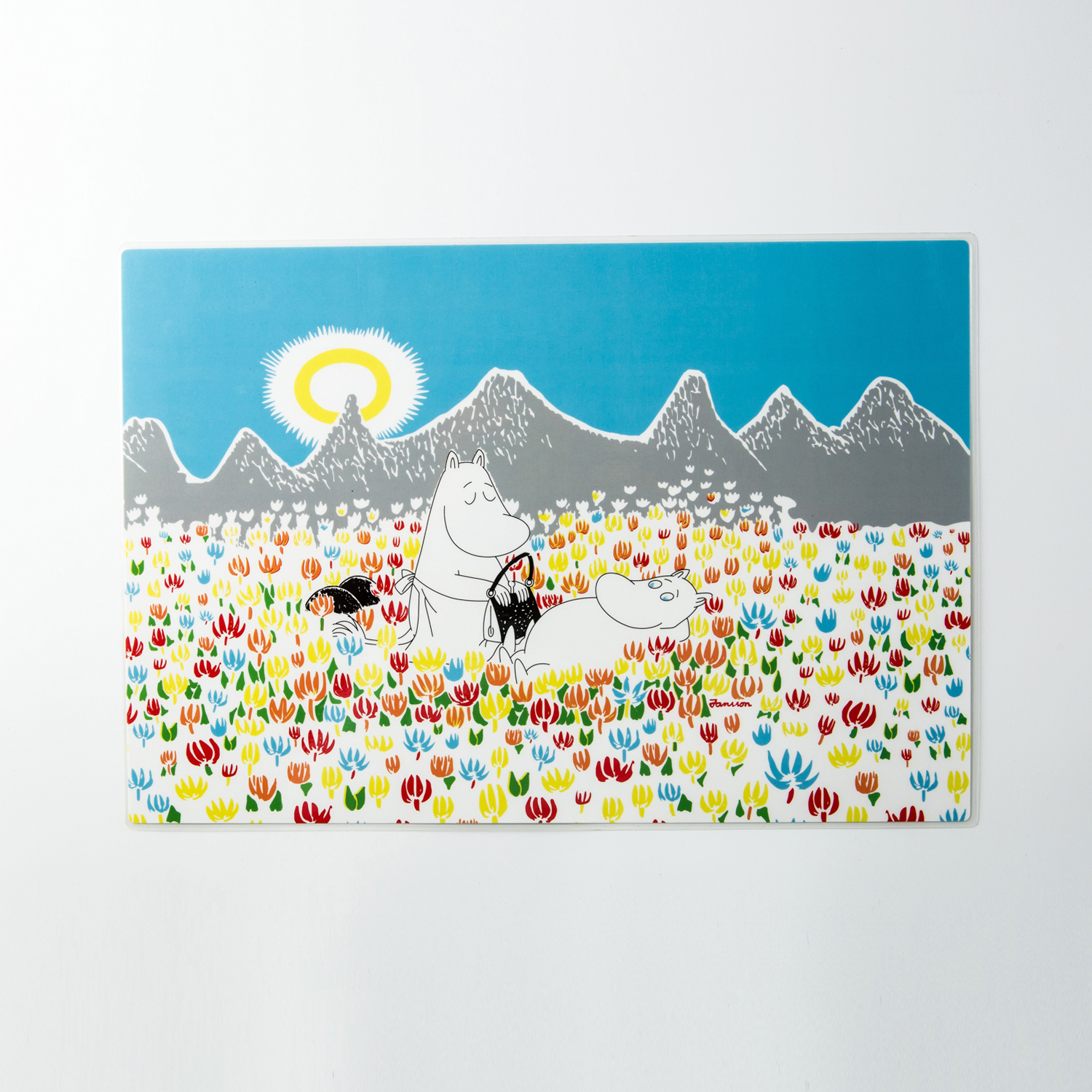 瑞典进口餐桌桌垫-Opto Design姆明系列塑料桌垫,草地上的姆明 瑞典进口餐桌桌垫-Opto Design姆明系列塑料桌垫,草地上的姆明