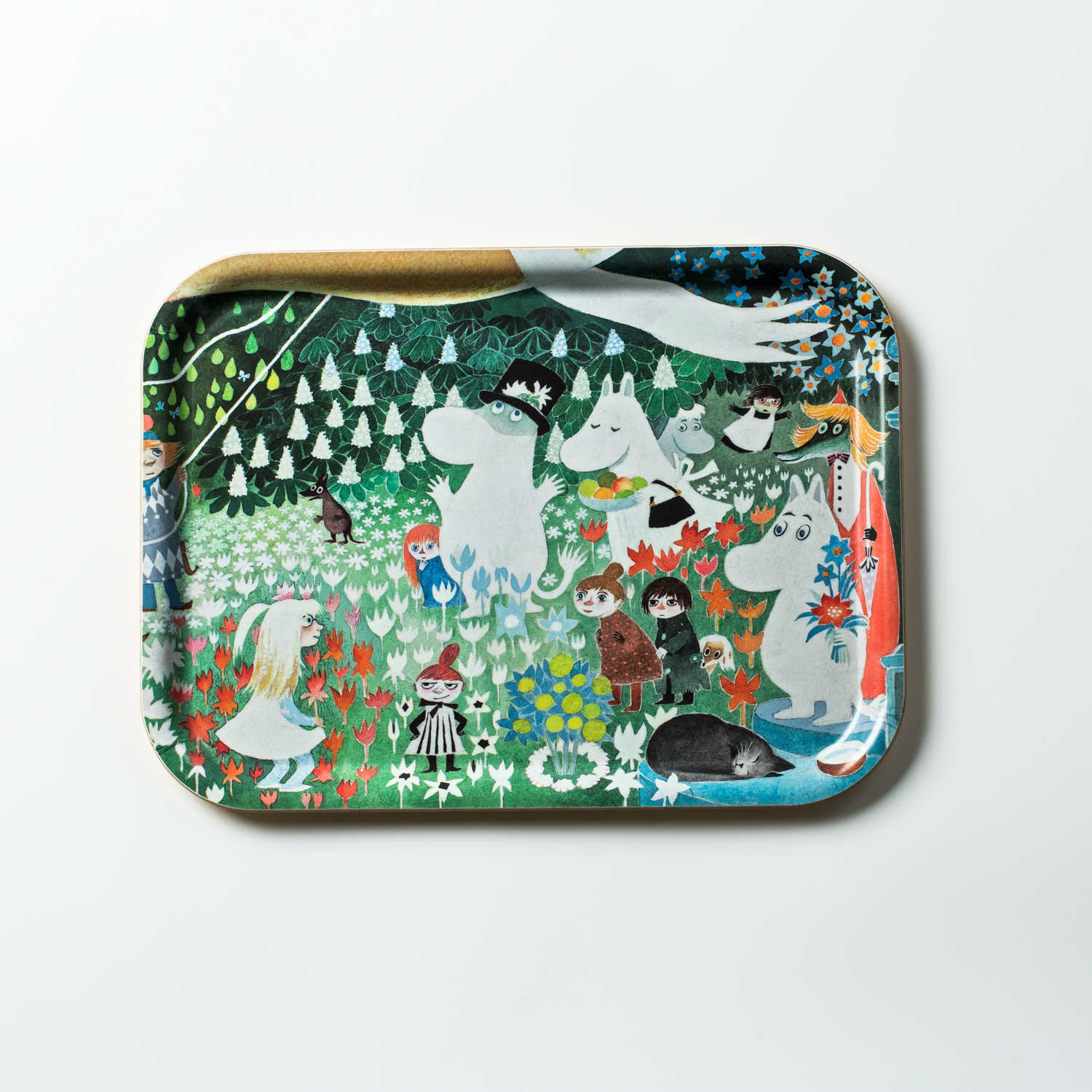 瑞典进口环保木托盘-Opto Design姆明系列木质托盘, 姆明在囧途 瑞典进口环保木托盘-Opto Design姆明系列木质托盘, 姆明在囧途