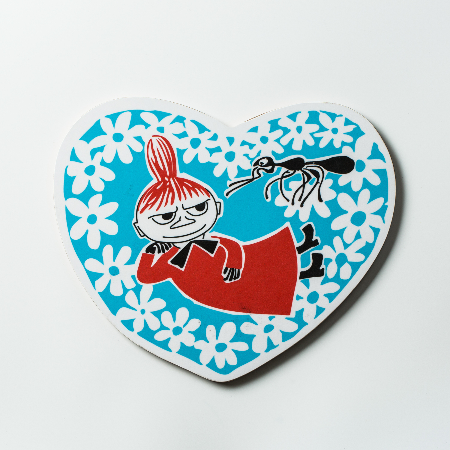 瑞典进口木质锅垫-Opto Design姆明系列木质锅垫，心形小美