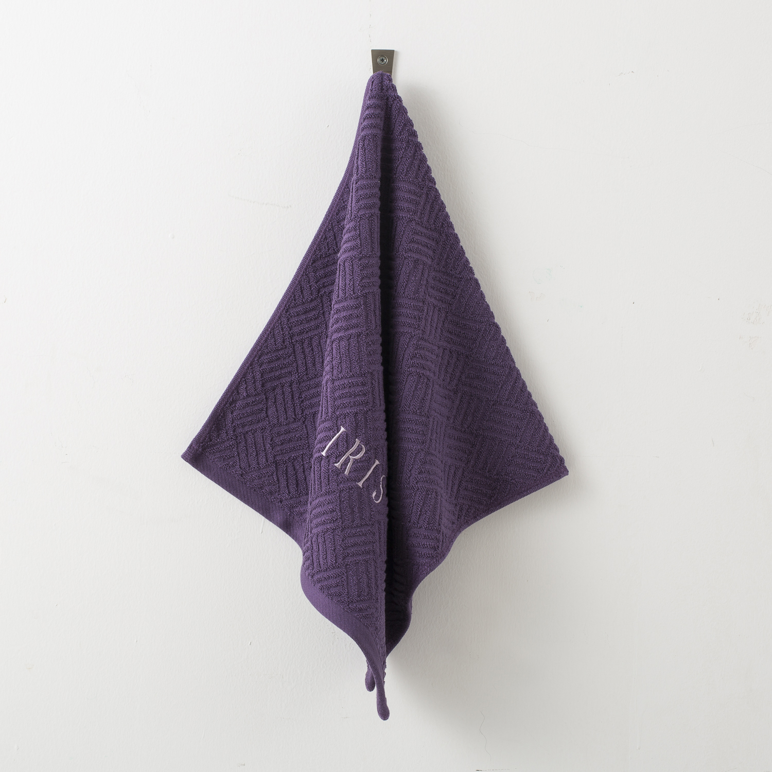 韩国进口创意毛巾-IRIS方格纹系列纯棉毛巾