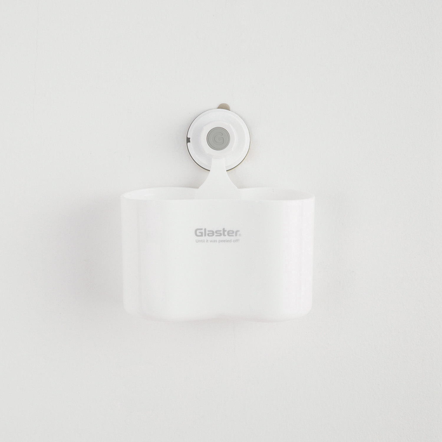 韩国进口创意收纳盒-Glaster无痕防水强力挂架浴室多用途收纳盒(1.5KG)