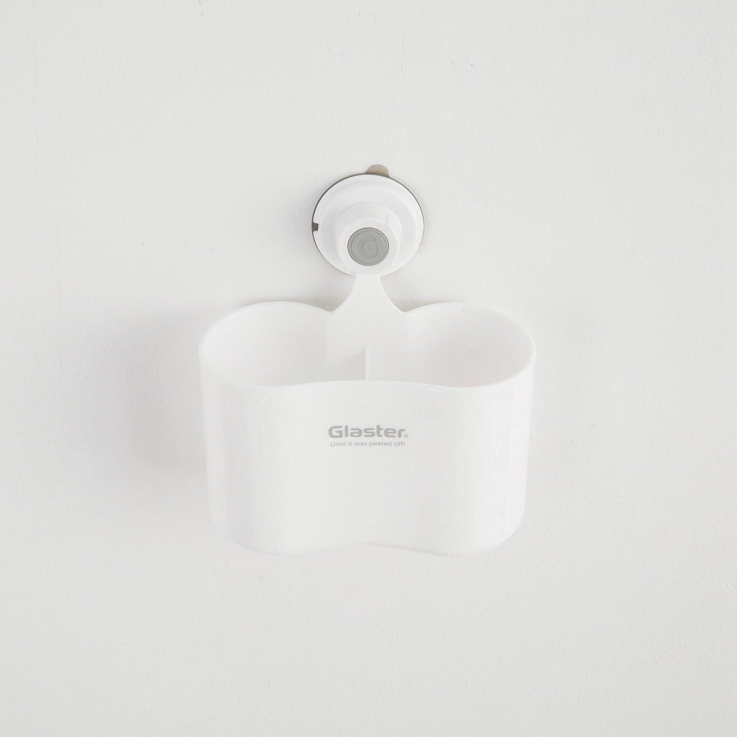 韩国进口创意收纳盒-Glaster无痕防水强力挂架浴室多用途收纳盒(1.5KG)