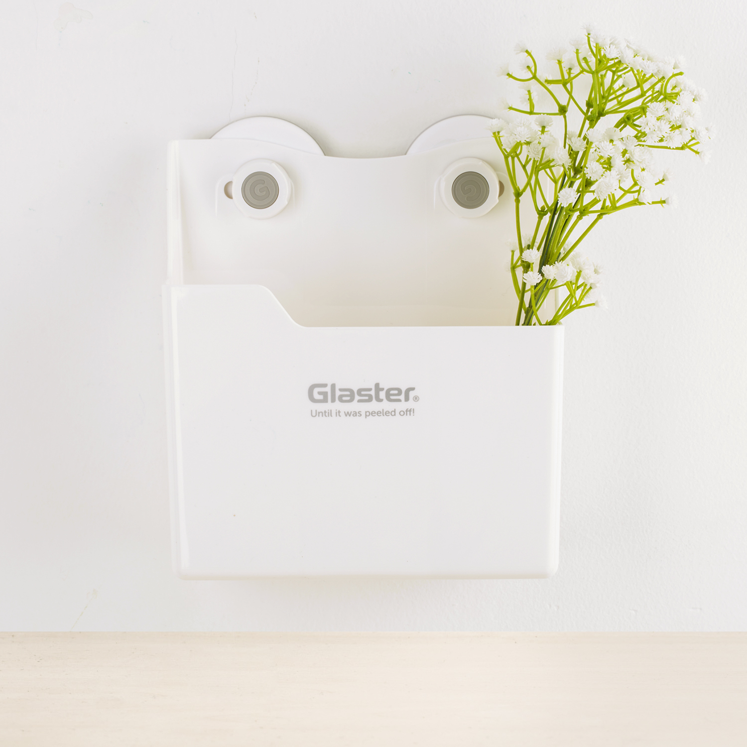 韩国进口创意家居收纳-Glaster无痕防水强力挂架家居多用途收纳盒(6KG) - 创意家居收纳 韩国进口创意家居收纳-Glaster无痕防水强力挂架家居多用途收纳盒(6KG) - 创意家居收纳