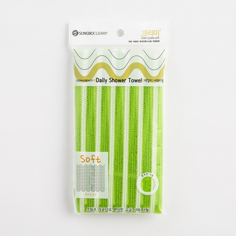 韩国进口浴巾-SungboCleamy尼龙聚酯纤维条纹浴巾