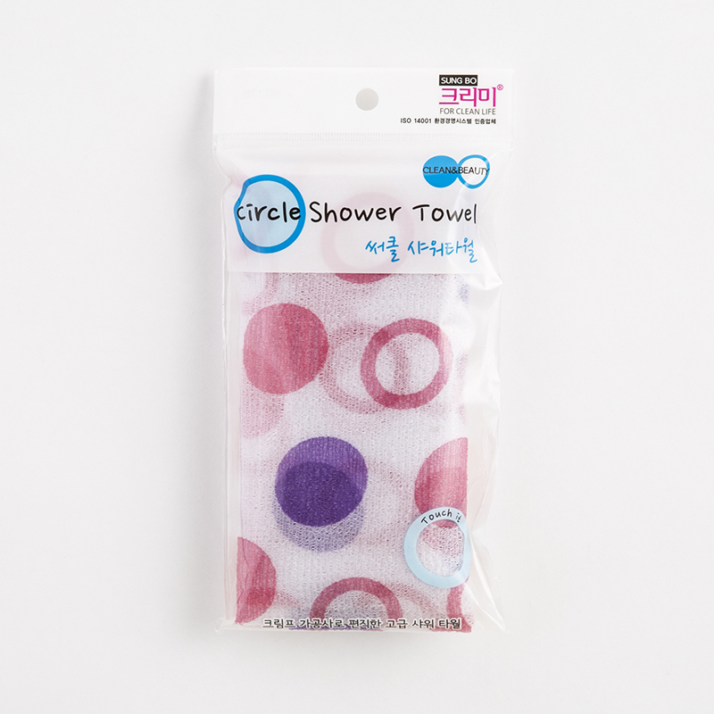韩国进口韩式搓澡巾-SungboCleamy神奇去角质起泡搓澡巾圆圈款