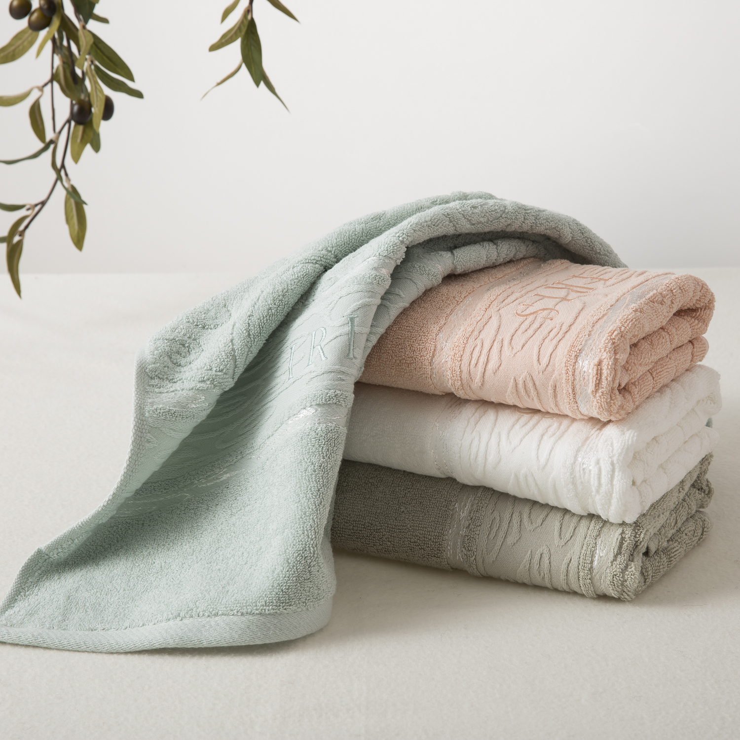 韩国进口世界十大毛巾-IRIS迷迭香系列纯棉毛巾