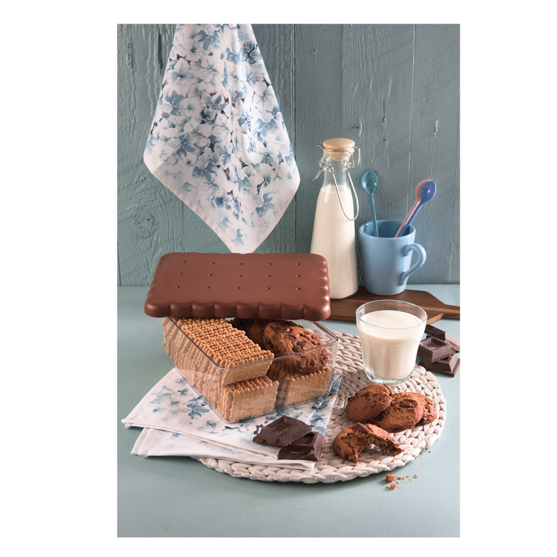 意大利原装进口饼干盒-SNIPS方形饼干存储盒