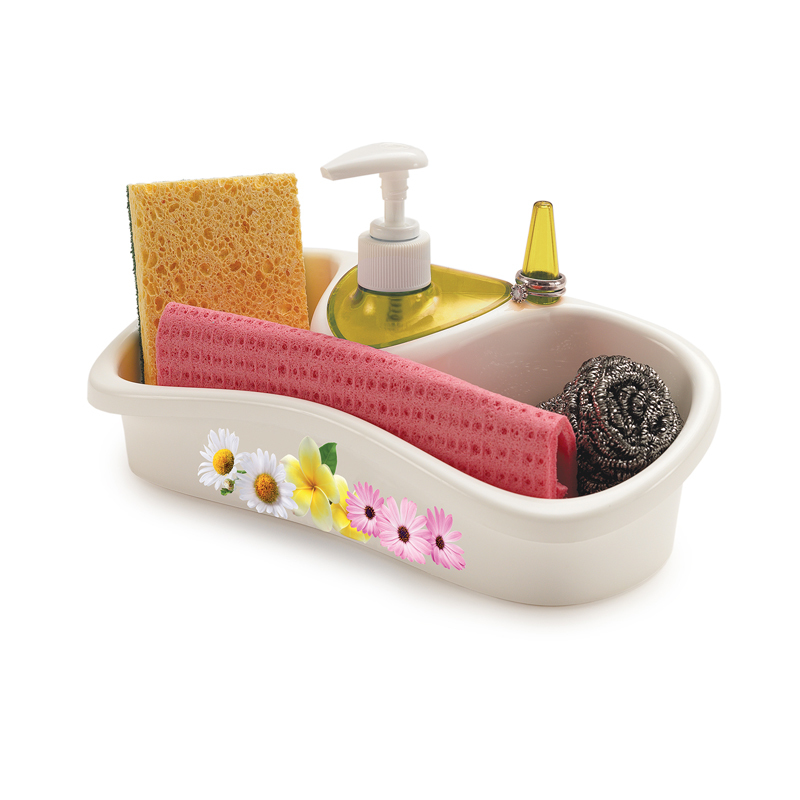 意大利进口清洁用品收纳盒-SNIPS创意百洁布收纳盒（带洗洁精分装瓶）