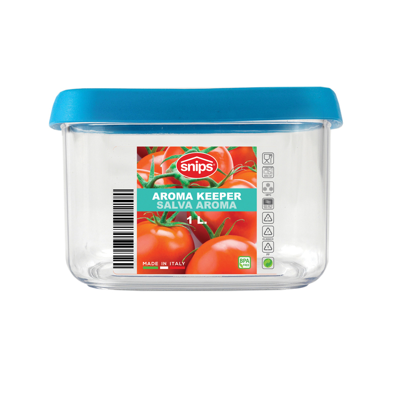意大利进口冷冻保鲜盒-SNIPS豆类/果蔬/药草/香料保鲜盒1L