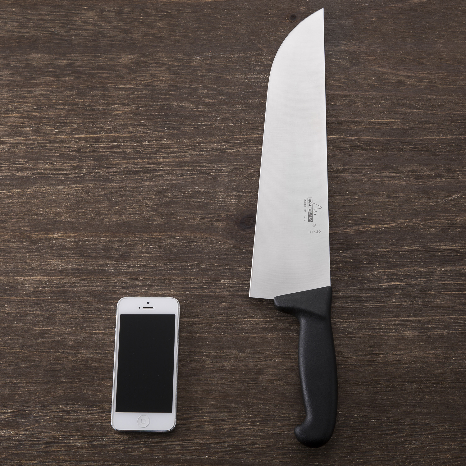 意大利进口厨房宽刃切肉刀-Maglio Nero-ITALIANO系列多尺寸宽刃切肉刀