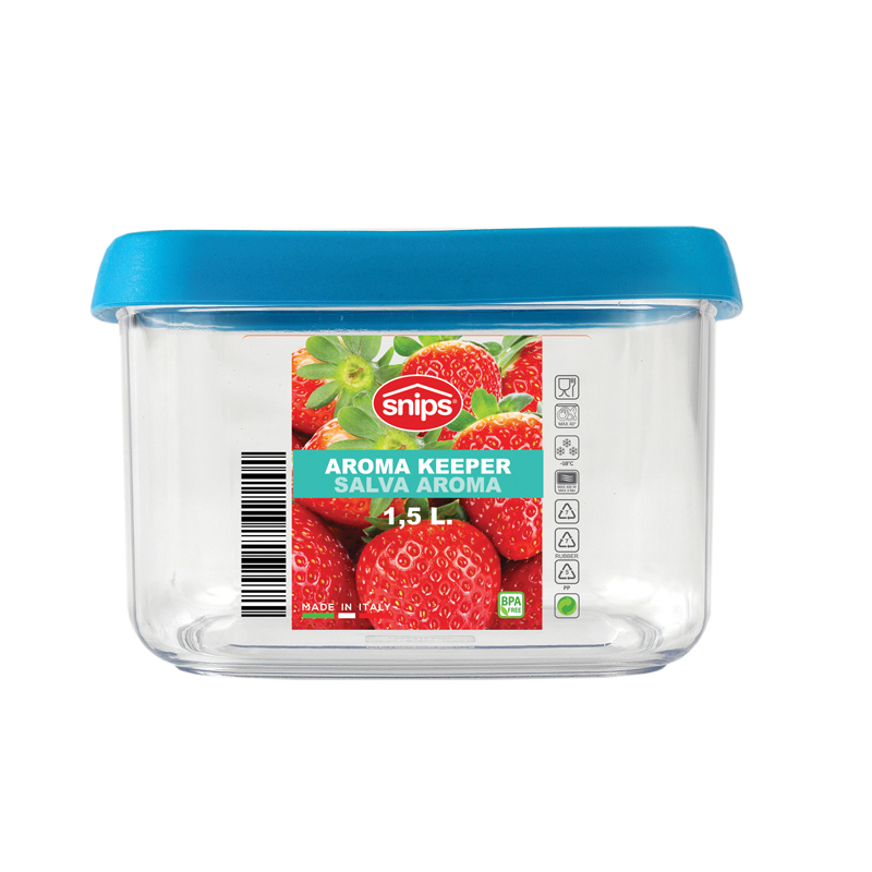 意大利进口保鲜盒套装-SNIPS豆类/果蔬/药草/香料保鲜盒1.5L