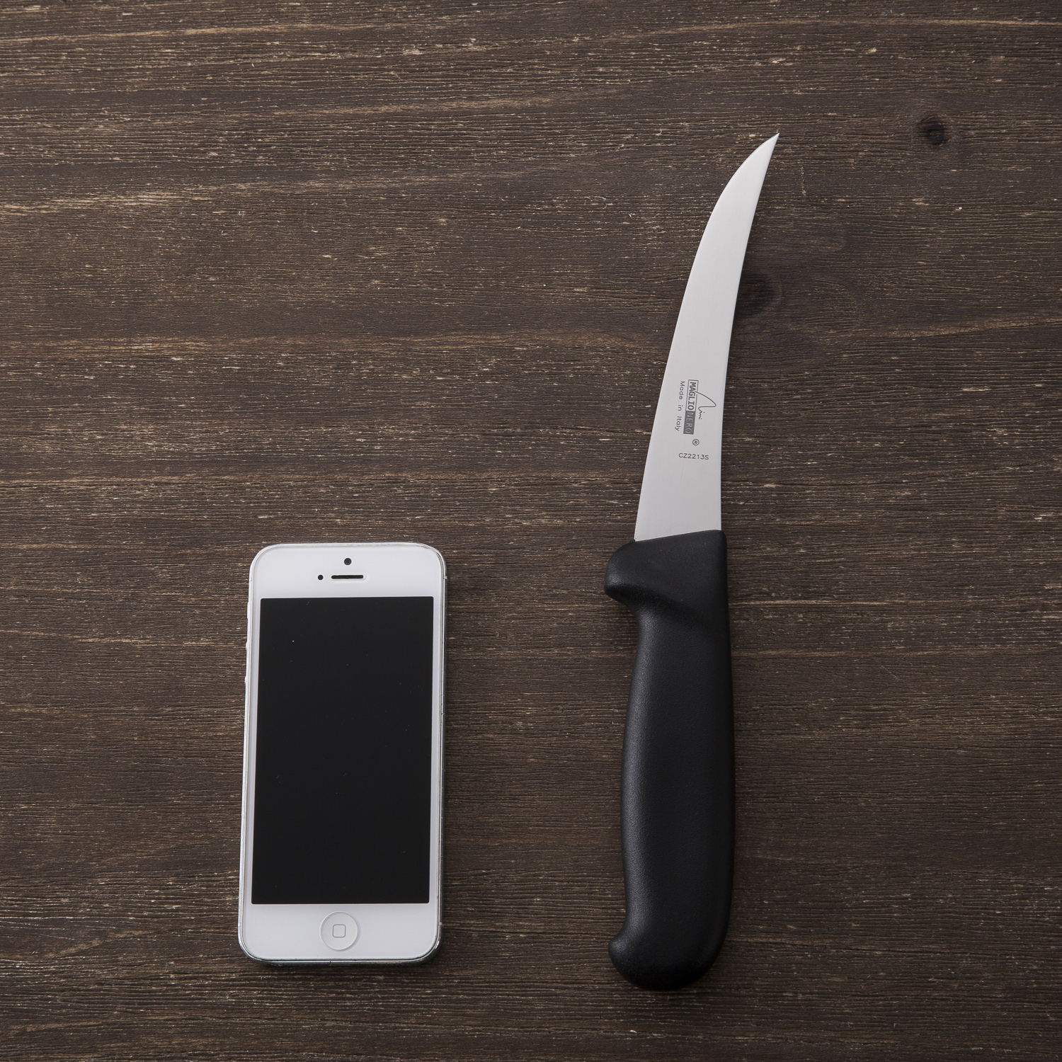 意大利进口不锈钢剔骨刀-LUX系列Maglio Nero月牙刃剔骨刀