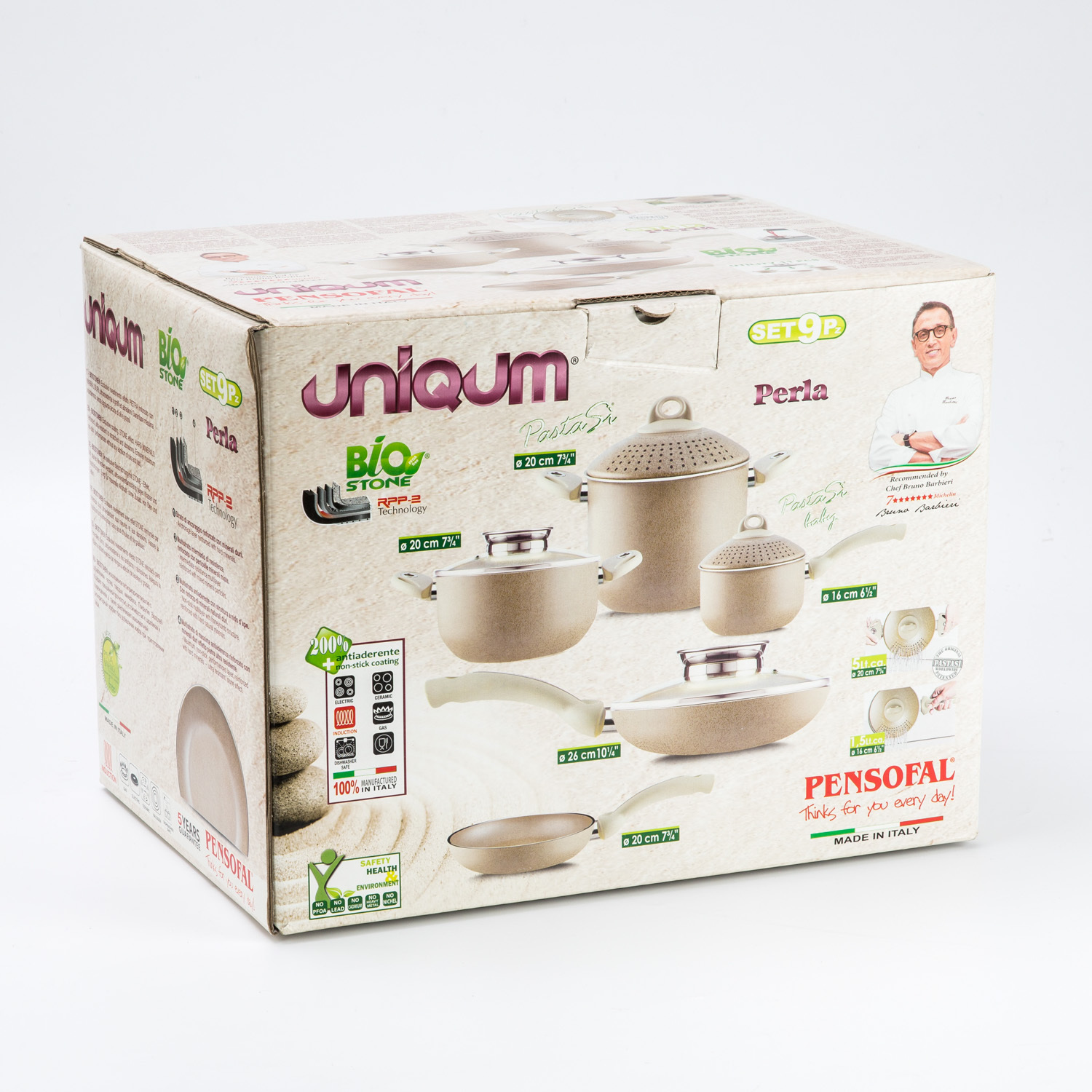 意大利进口家用锅具礼盒-pensofal礼盒九件套