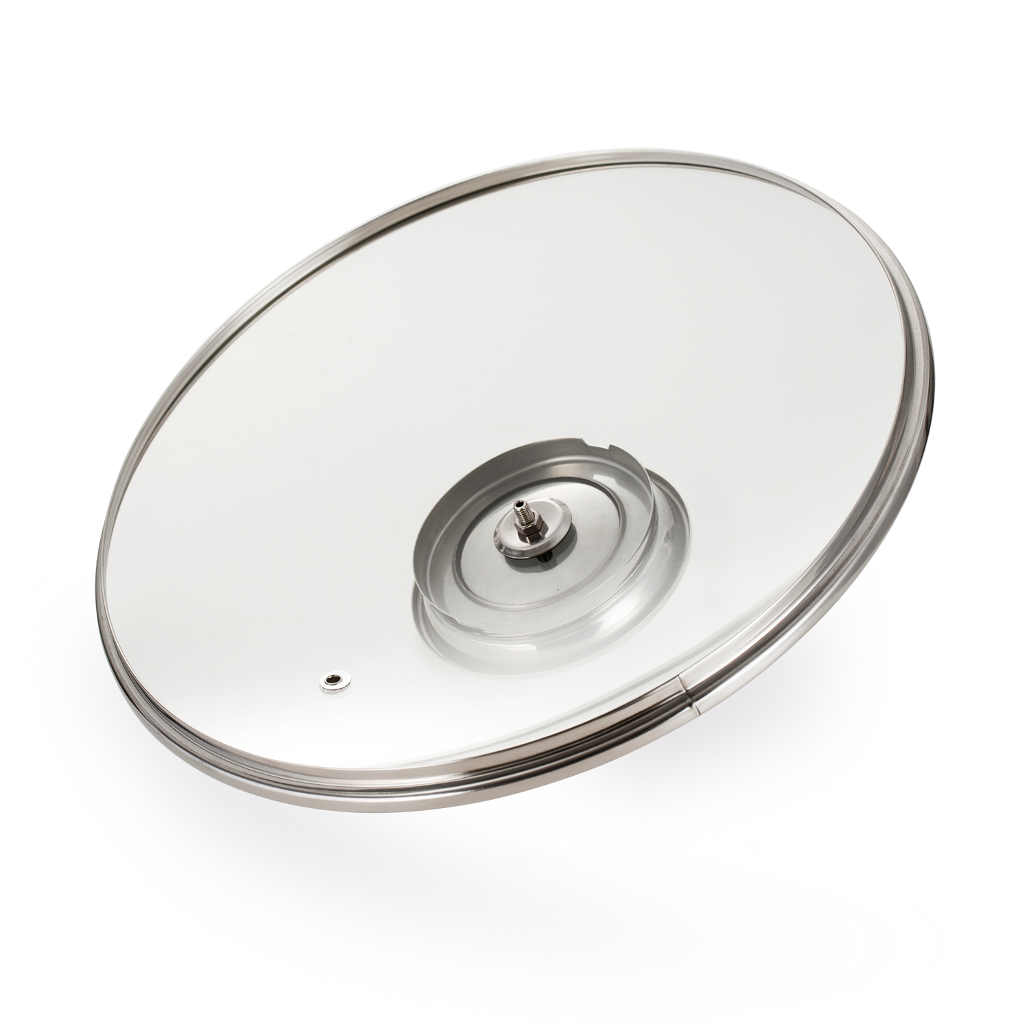 意大利进口防烫玻璃锅盖-pensofal不锈钢包边隔热防烫玻璃锅盖