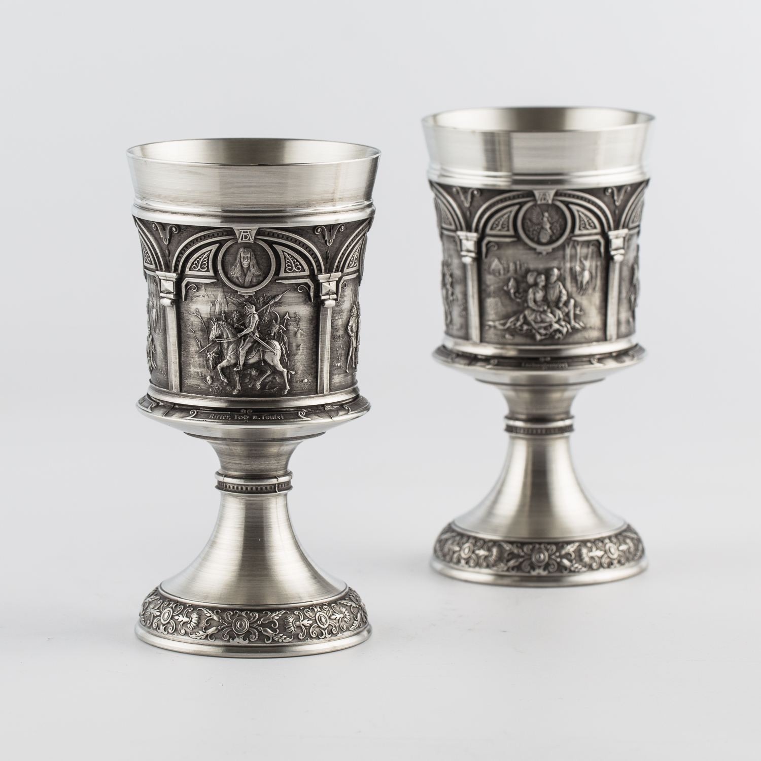 奥地利原产ARTINA锡制酒杯烈酒杯工艺酒杯2只