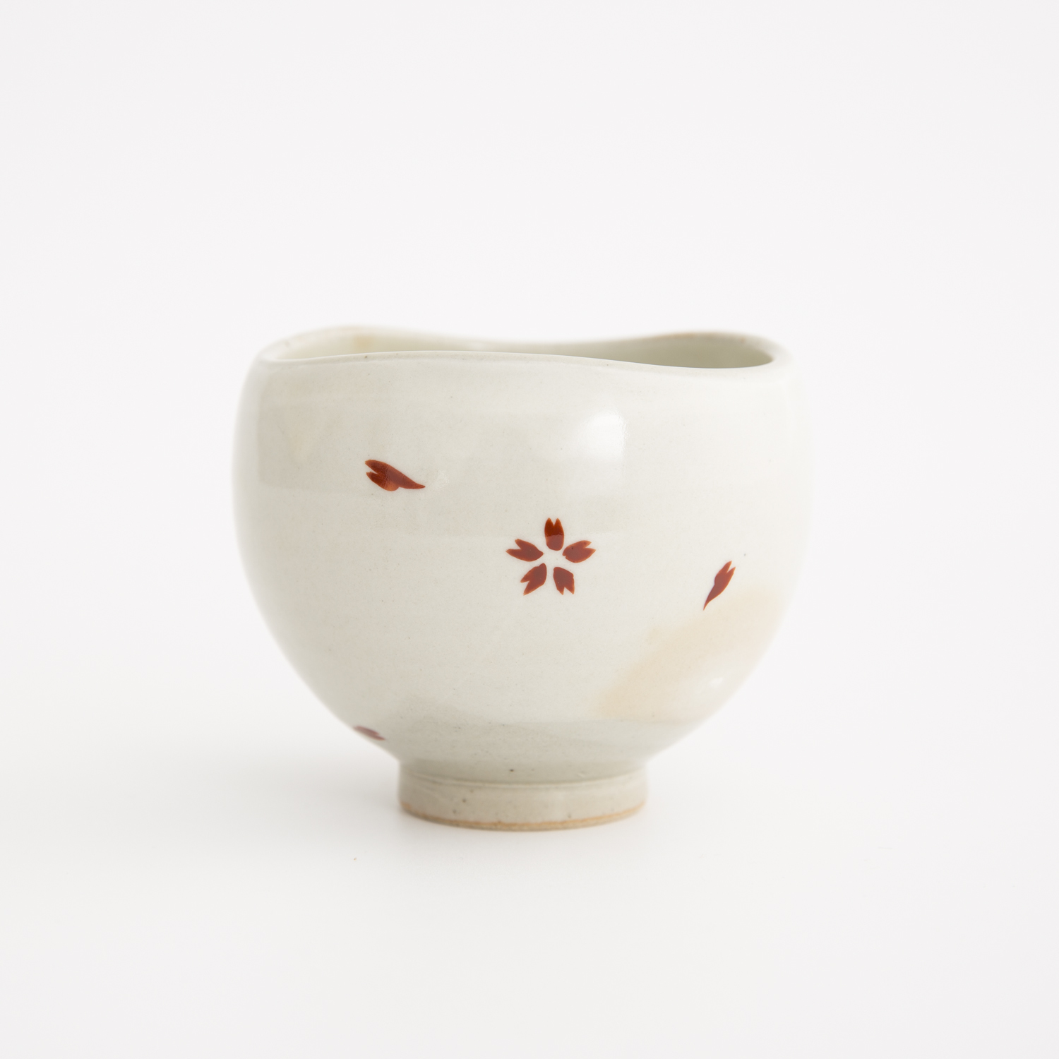 日本进口纯手工茶杯-虚空藏窑旭日樱花系列九谷烧手工杯