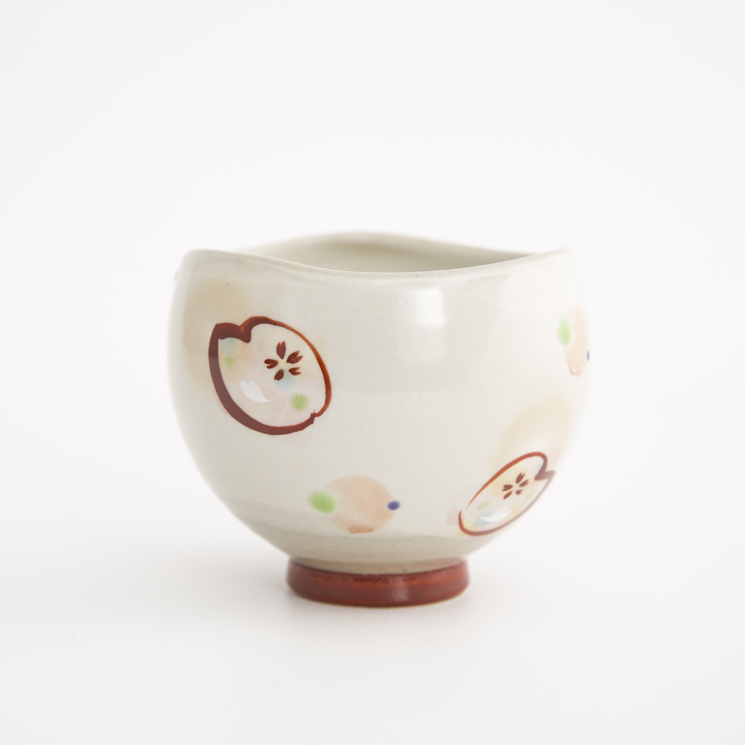 日本进口九谷烧茶杯-虚空藏窑花恋系列九谷烧手工杯