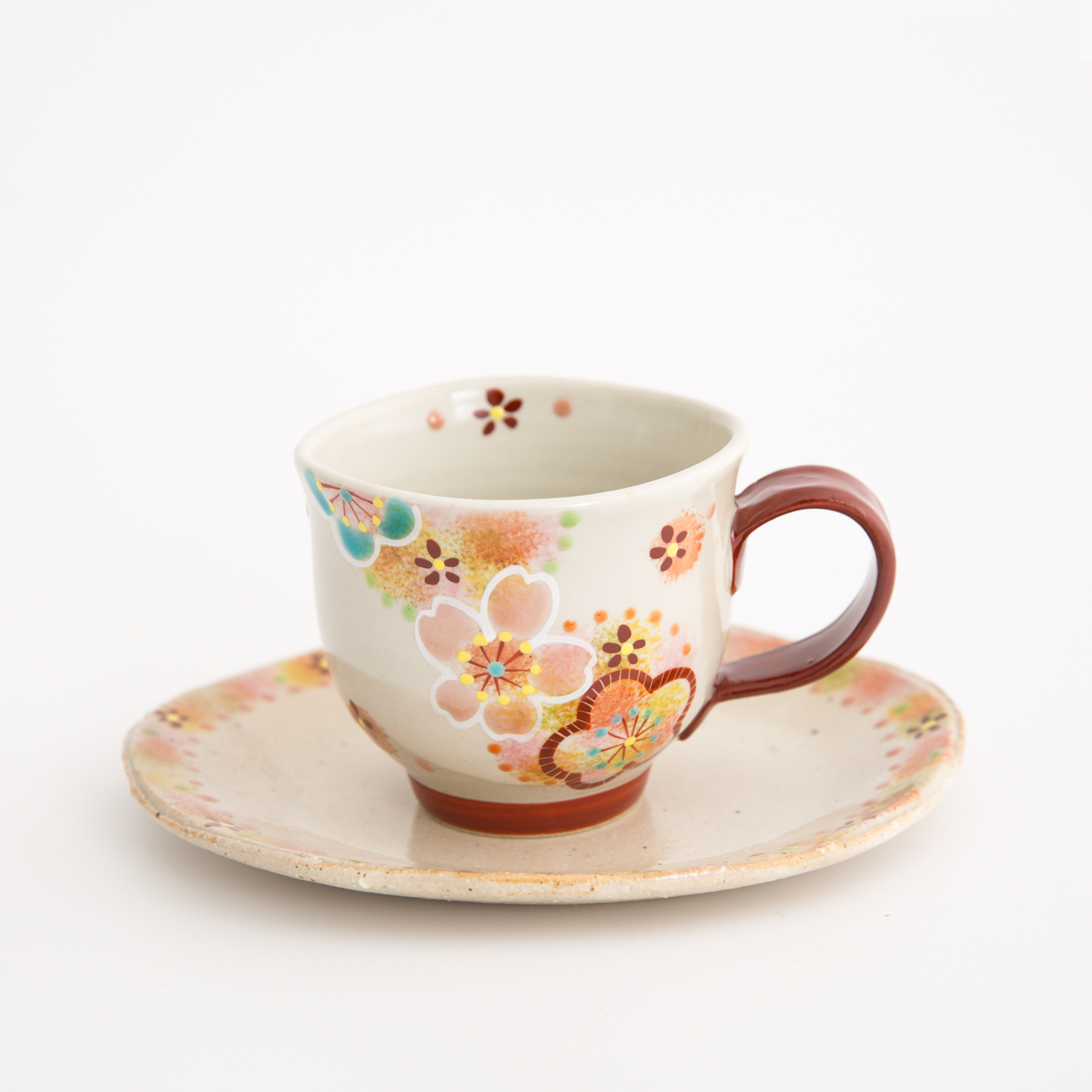 日本原产虚空藏窑窑花之小巷系列手工咖啡杯