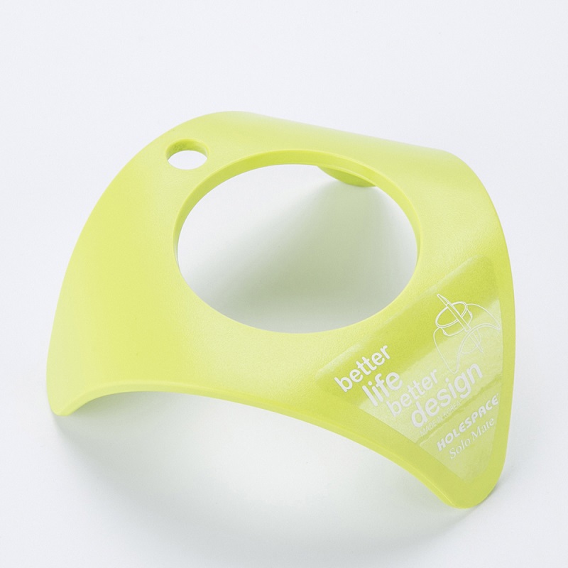 韩国进口水杯架子-HOLESPACE“单身贵族”系列单孔水杯架绿色1个装