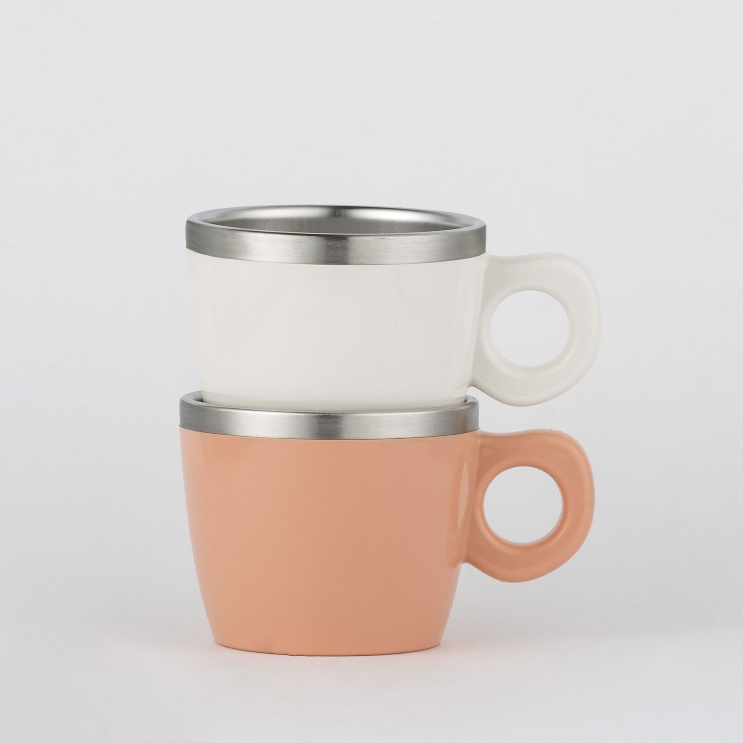 韩国进口不锈钢马克杯-JVR Milky Mug 220ml不锈钢马克杯套装 - 不锈钢马克杯