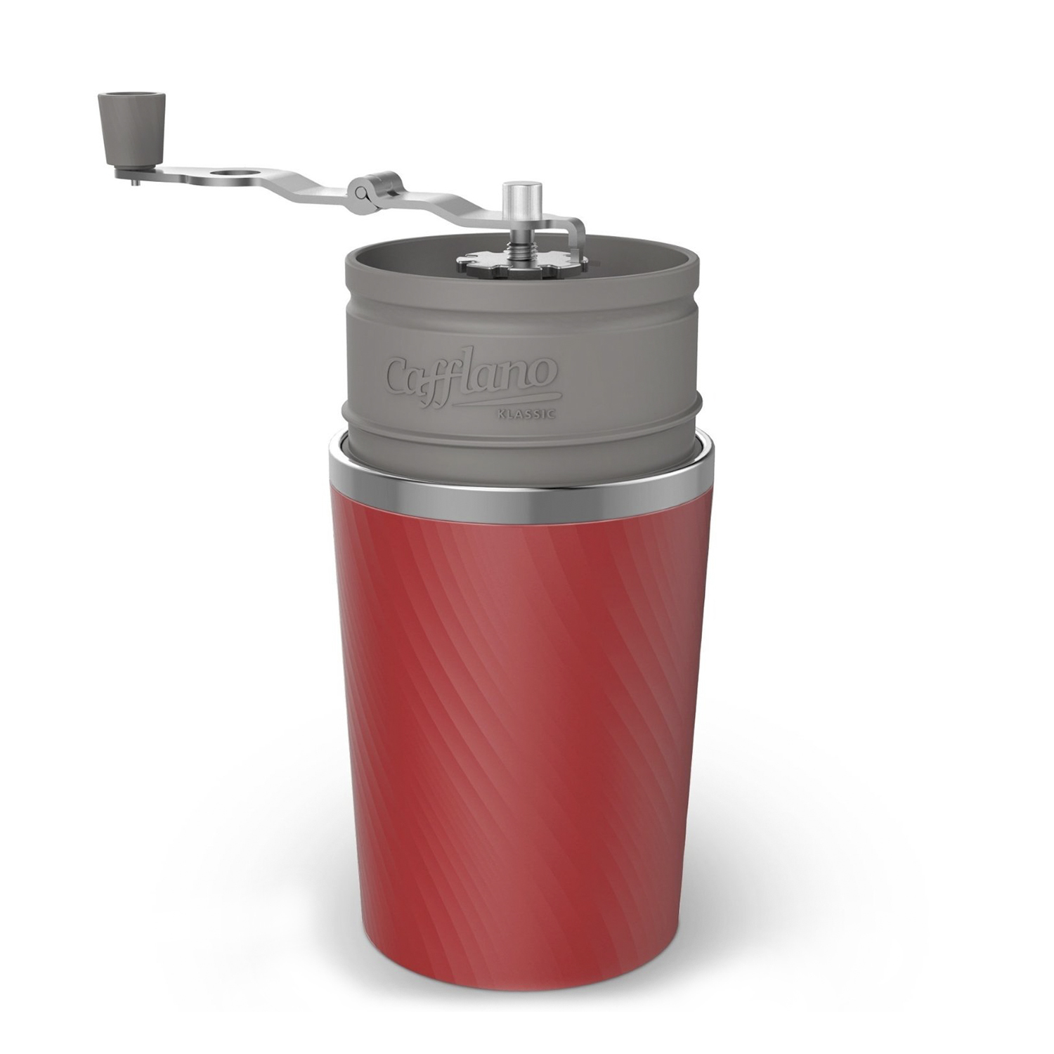 韩国进口家用咖啡机-CAFFLANO 4合1多用咖啡机(磨,制,冲,调)红色1个装