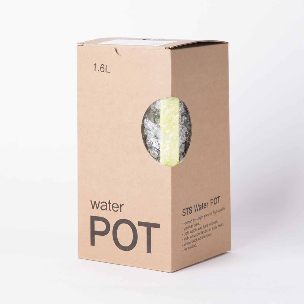 韩国进口名牌水杯-JVR 1.6L Stainless Water Pot不锈钢水杯