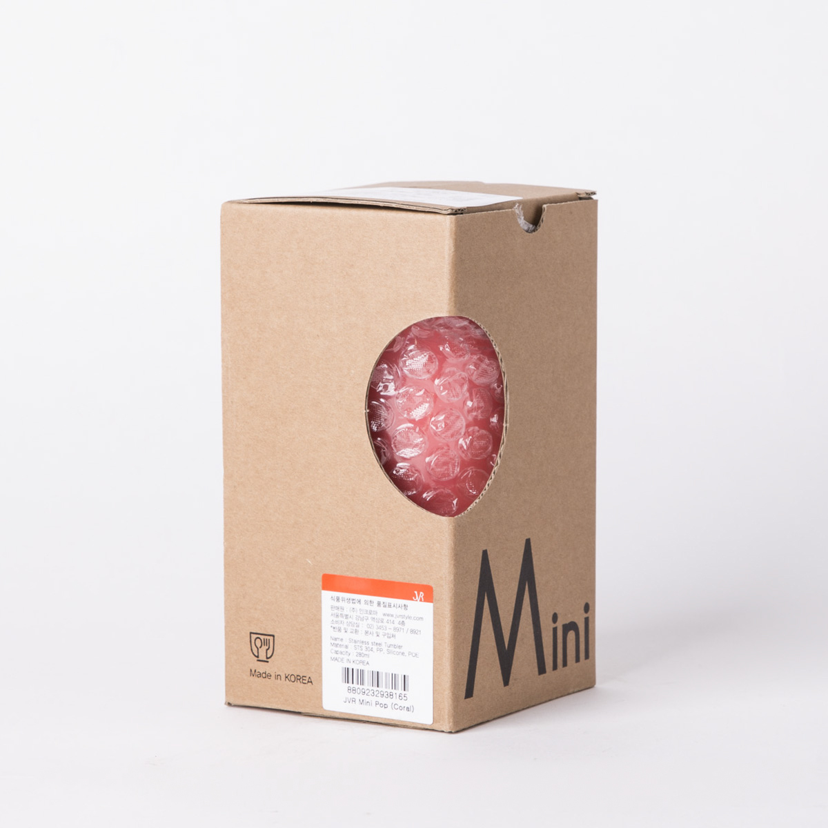 韩国进口小杯子-JVR Mini Pop Tumbler 280ml不锈钢水杯