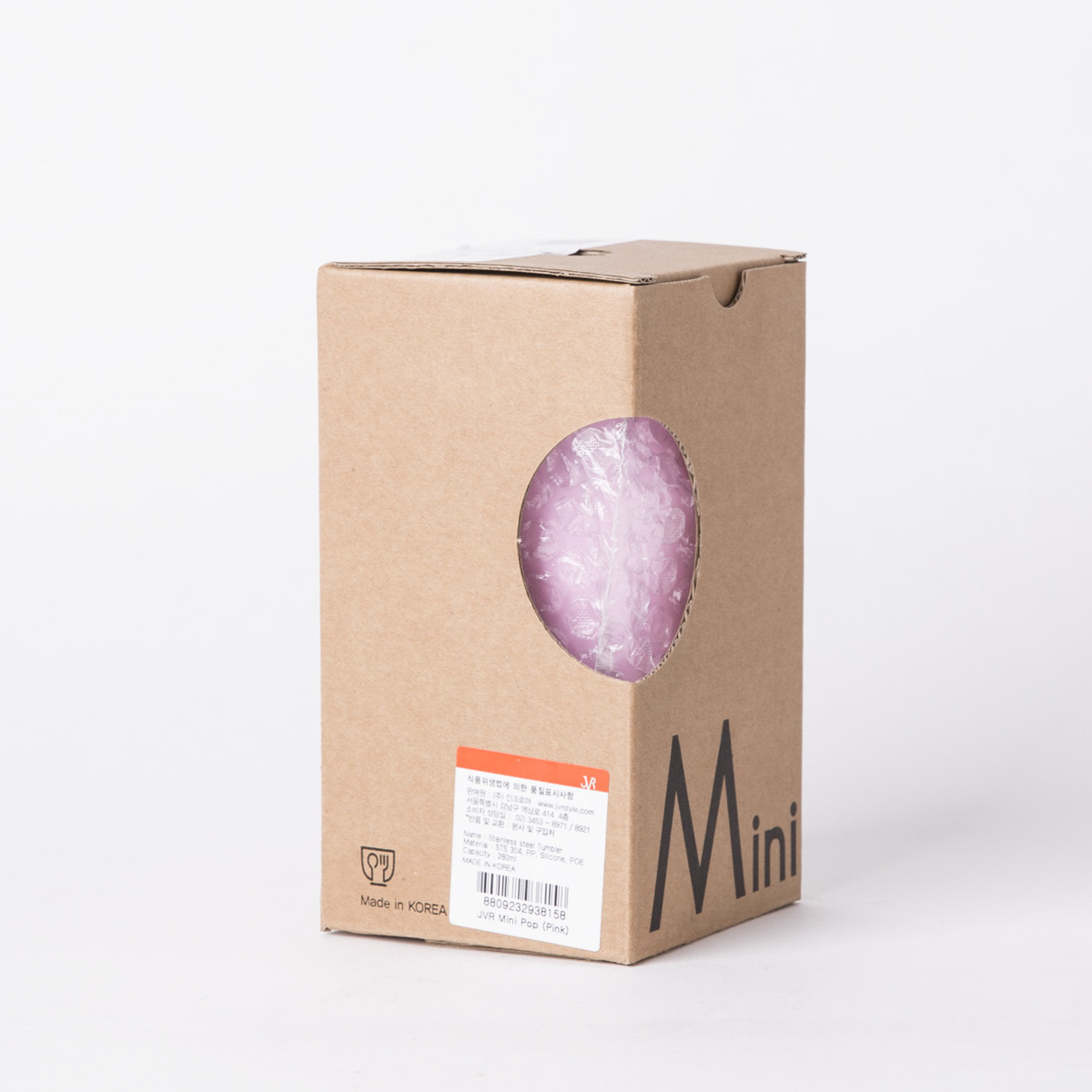 韩国进口小水杯-JVR Mini Pop Tumbler 280ml不锈钢水杯