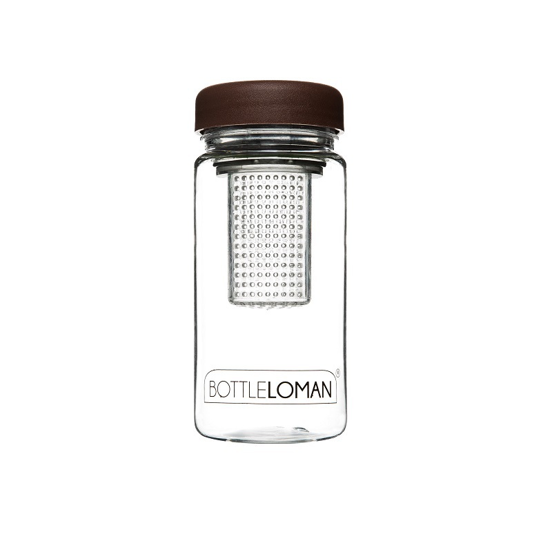 韩国进口聚酯杯子-Bottle Loman 350ML环保聚脂泡水杯棕盖1个 韩国进口聚酯杯子-Bottle Loman 350ML环保聚脂泡水杯棕盖1个