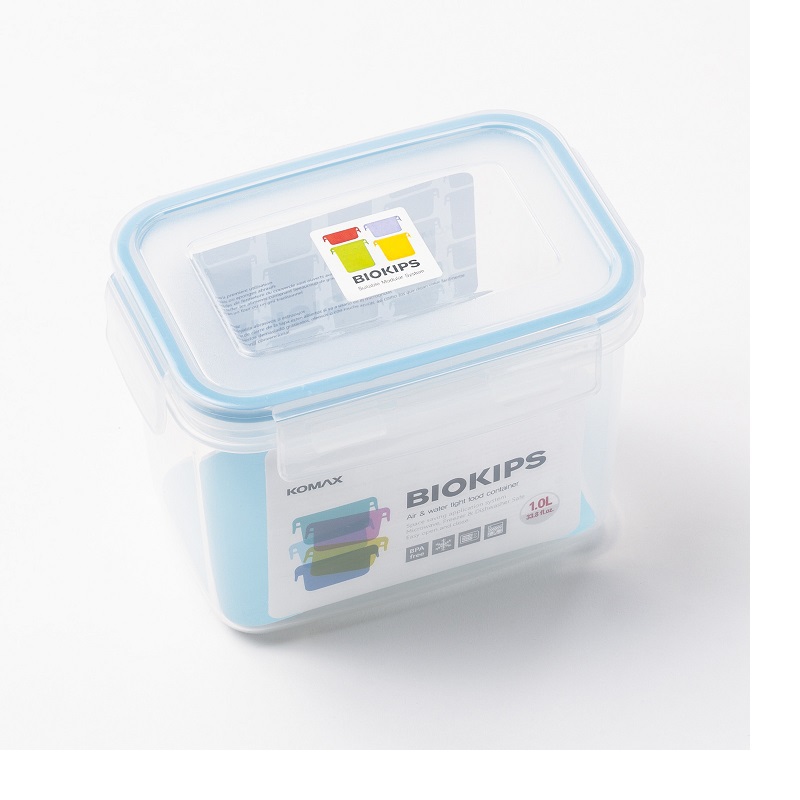 韩国进口品牌保鲜盒-Komax BIOKIPS R21(1000ml)长方形保鲜盒