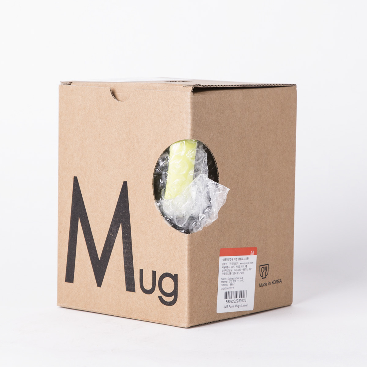 韩国进口不锈钢真空马克杯-JVR Auto Mug 390ml不锈钢马克杯