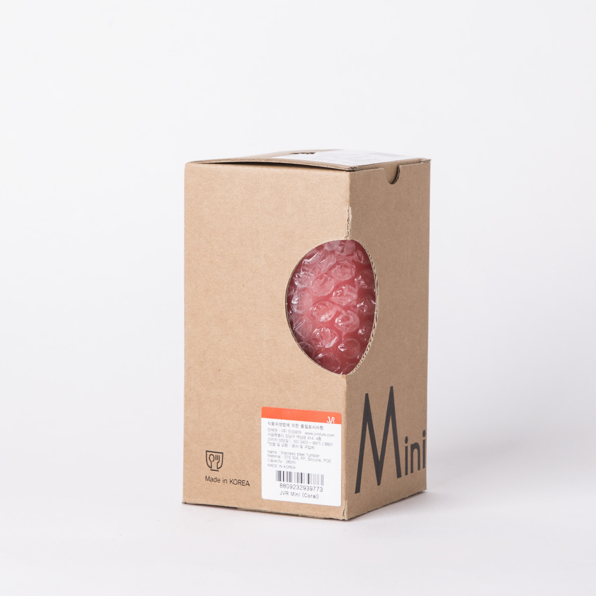 韩国进口不锈钢对杯-JVR Mini Tumbler 280ml不锈钢水杯