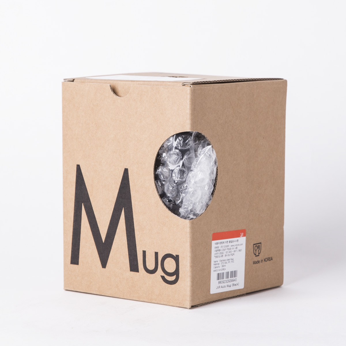 韩国进口环保马克杯-JVR Auto Mug 390ml不锈钢马克杯