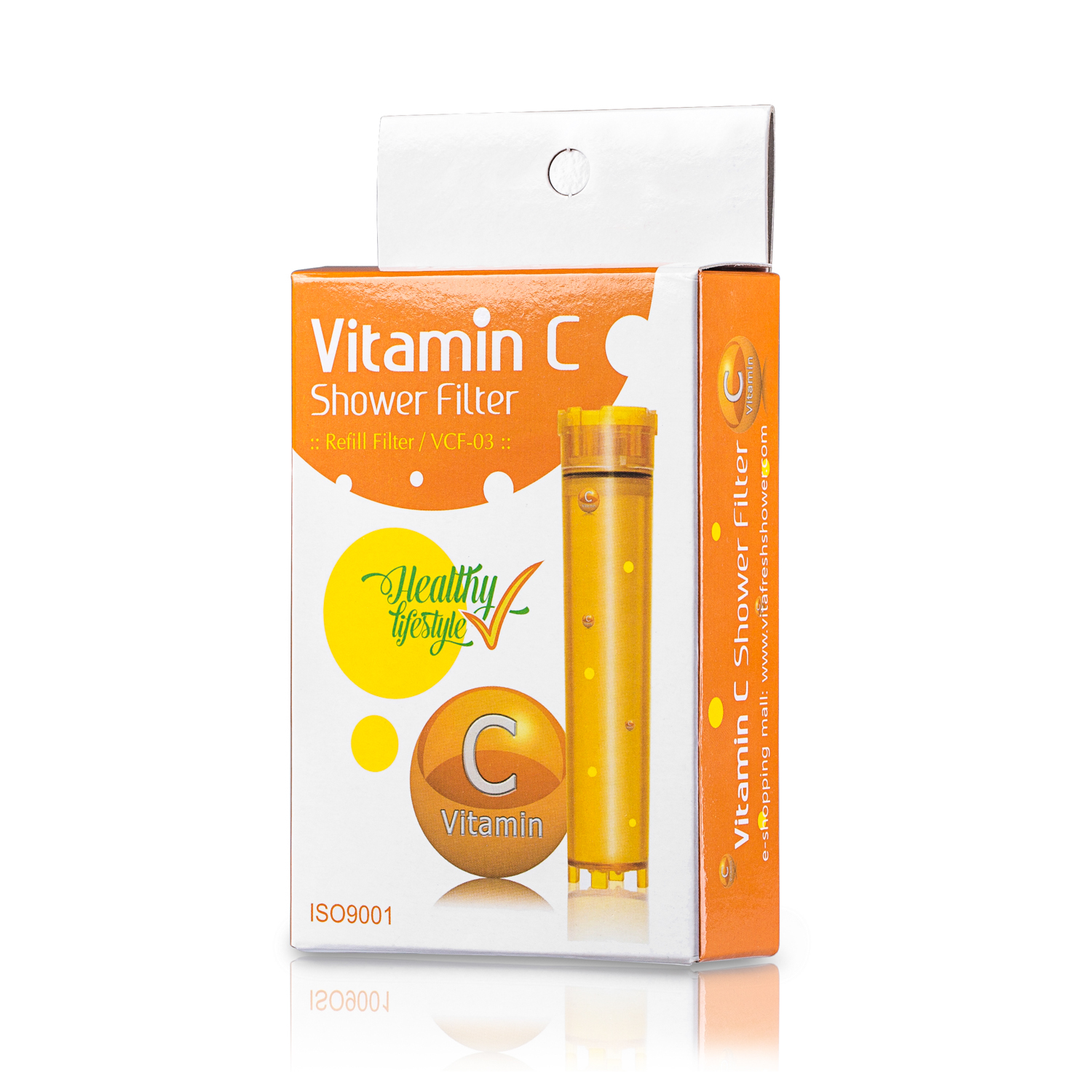 韩国进口淋浴过滤器滤芯-Vita-Fresh淋浴过滤器维生素C替换滤芯三支装