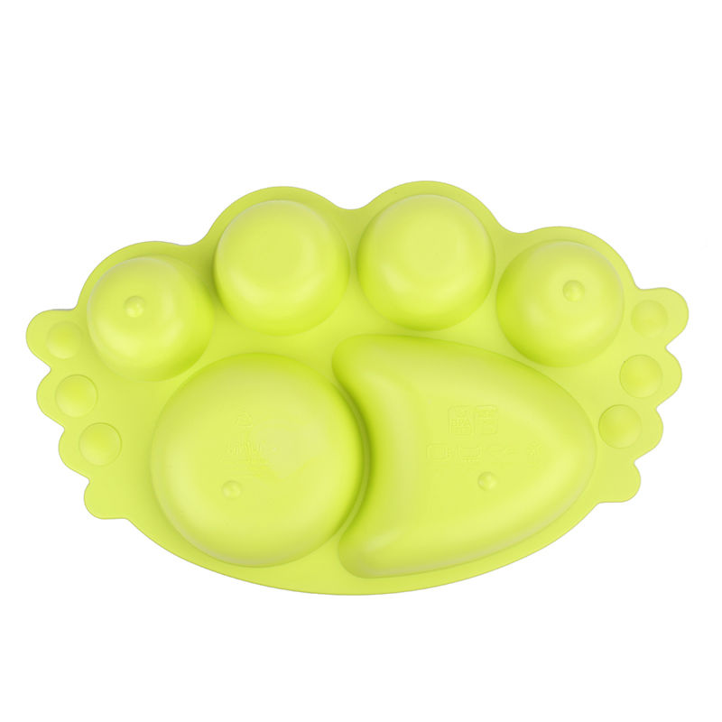 韩国进口不锈钢儿童餐具-uinlui天然甘蔗制成儿童餐具天使多格餐盘